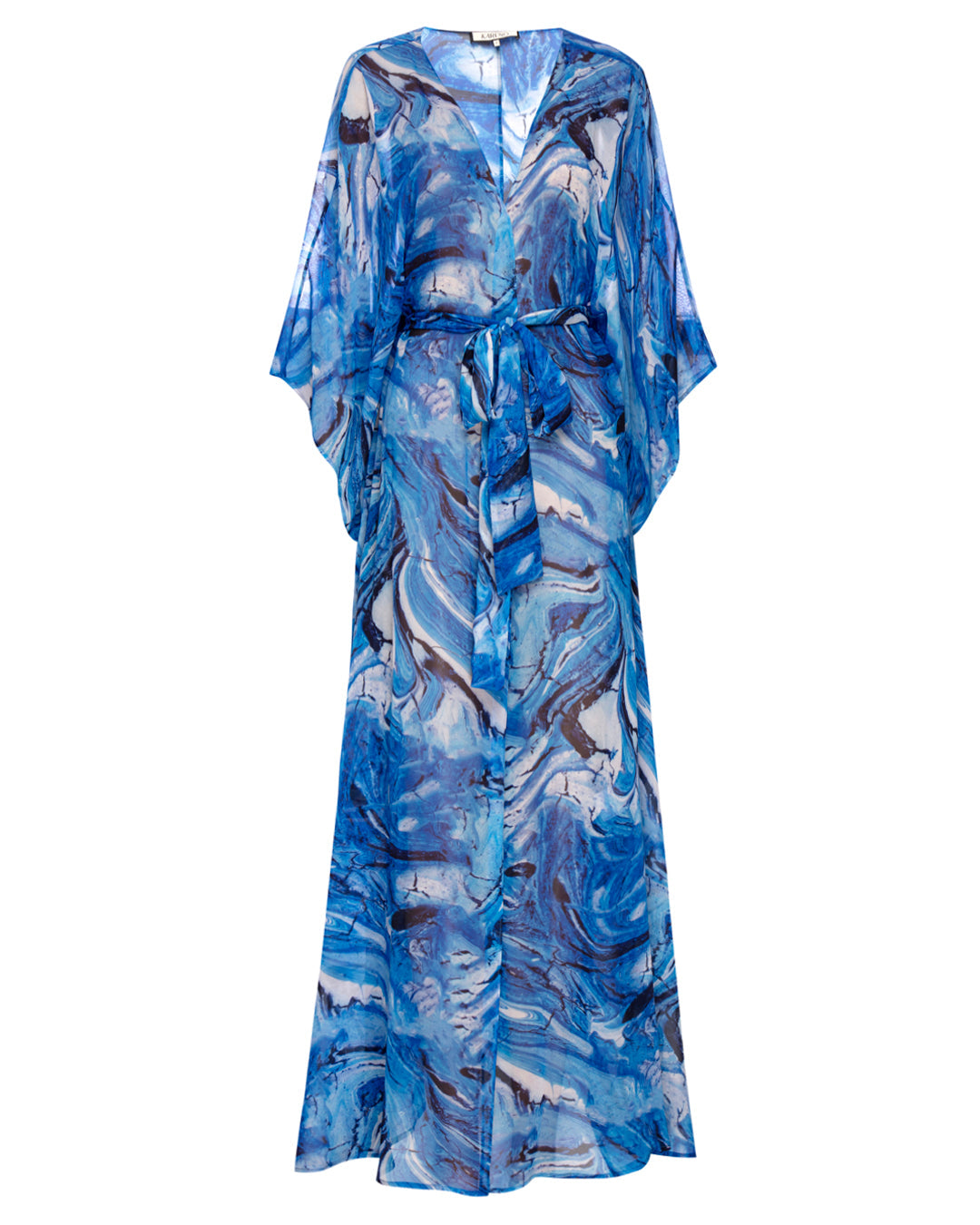 Kareno Amadea Silk Kaftan Wave