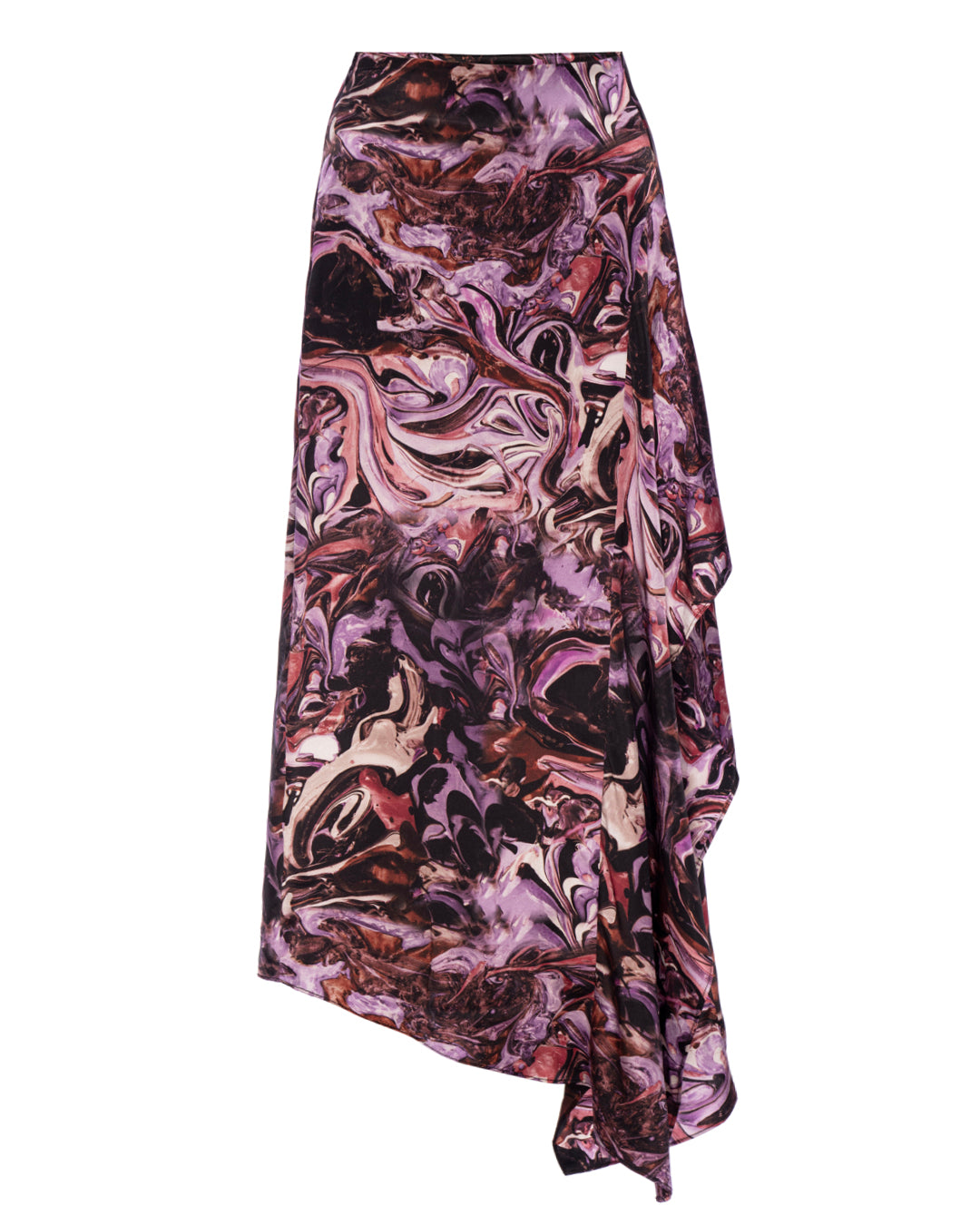 Kareno Theodora Silk Skirt Earth