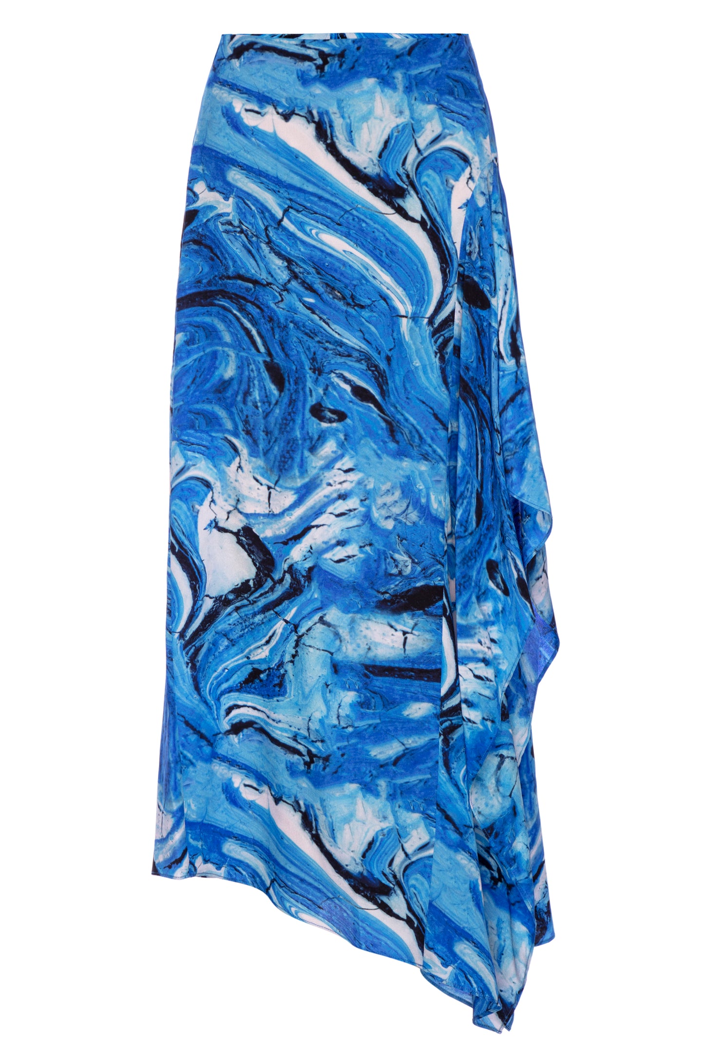 Kareno Theodora Silk Skirt Wave